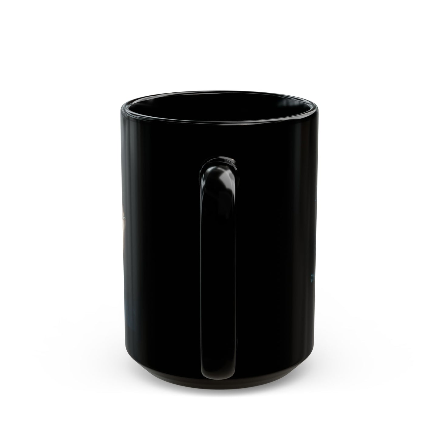 Graceful Ballerina Enjoying a Quiet Moment Black Mug