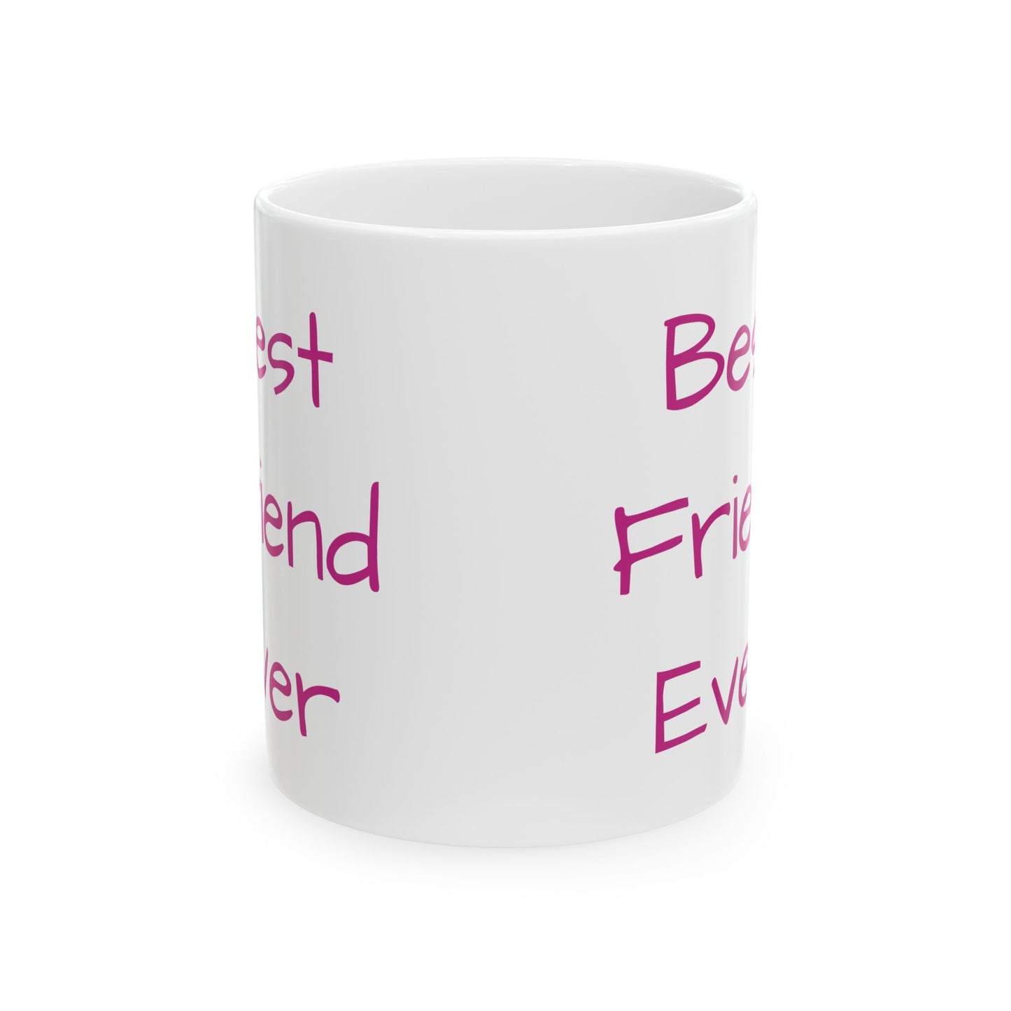 Pink Best Friend Ever Ceramic Mug Celebrate Friendship Gift