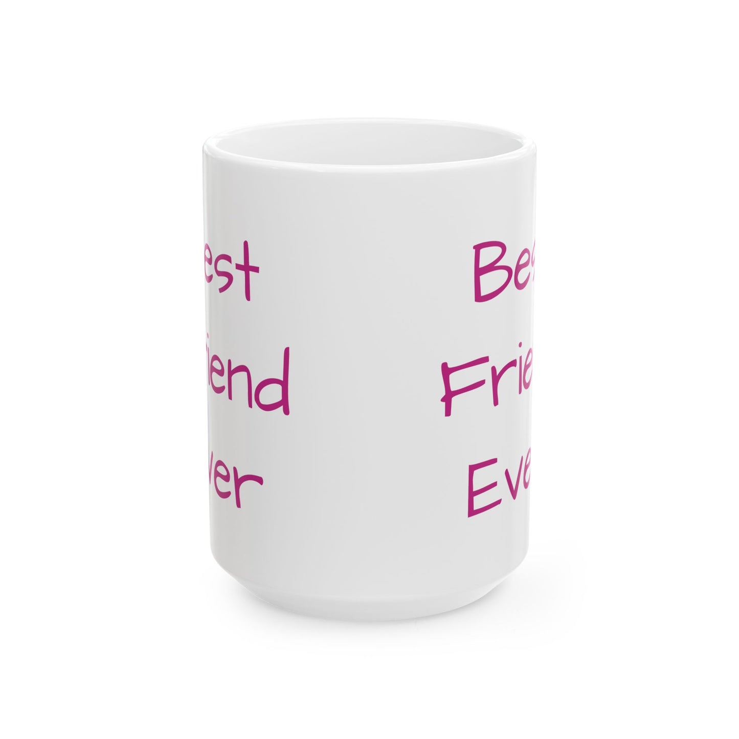 Pink Best Friend Ever Ceramic Mug Celebrate Friendship Gift