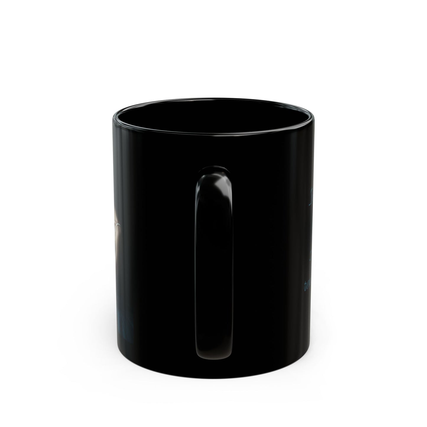 Graceful Ballerina Enjoying a Quiet Moment Black Mug