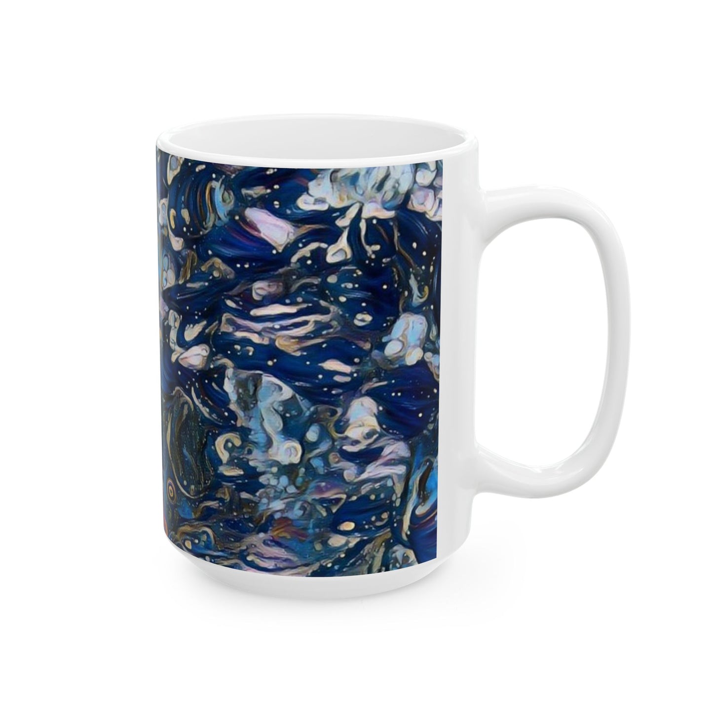 Starfish and Mussels at Silver Point, Cannon Beach, Oregon Ceramic Mug Summer Gift Ocean Sea Present